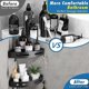 thumbnail image 3 of (Black)2 Pcs No Drilling Metal Corner Shower Caddy with 2 Shower Hooks Rustproof Self Adhesive Holder for Bathroom Items, 3 of 4