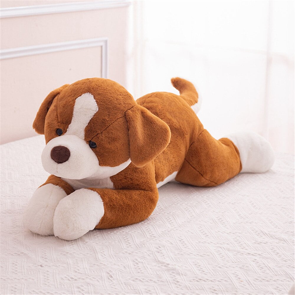 Aiouniya 100cm Super Big Dog Pillow Border Collie Plush Pillow Stuffed Cushion Accompany Doll Toys For Kids Girlfriend Boys Birthday Gift Grey