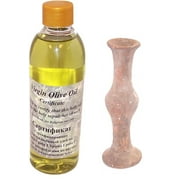 Biblical time Clay Jug with scented Holy Land Anointing oil - 250 ml ( 8.5 fl. oz. )