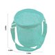 thumbnail image 3 of Bolsa de playa de malla para juguetes infantiles | Cubo de almacenamiento portátil para arena y drenaje de agua | Organizador de playa para exteriores para conchas y juguetes, 3 of 7