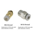 thumbnail image 4 of Ptfe Tubing Teflon- Tube 1 Meter For 1.75mm Filament 3d Printer With M6 M10 Pneumatic Joint, 4 of 5