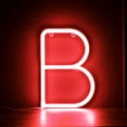 thumbnail image 5 of LINLIN Neon Sign, Letter Neon Signs Neon Alphabet Light Light Up LED Letters Lights Light Up Marquee Letters Lights Battery USB Red, 5 of 6