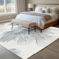 thumbnail image 4 of Beach Coastal Fish Area Rugs 6'x9', Washable Small Throw Rugs for Kitchen Dining room, Watercolor Sea Ocean Nautical Indoor Outdoor Rug Non-Slip Low Pile Carpet Runner Reversible Floor Mats, 4 of 8