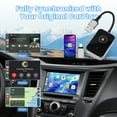 thumbnail image 4 of 2 in 1 Wireless CarPlay Adapter 2025 Upgraded, Wireless CarPlay & Android Auto Adapter Converts Factory Wired CarPlay to Wireless, Plug and Play Car Play Wireless Adapter, Compatible /Android, 4 of 7