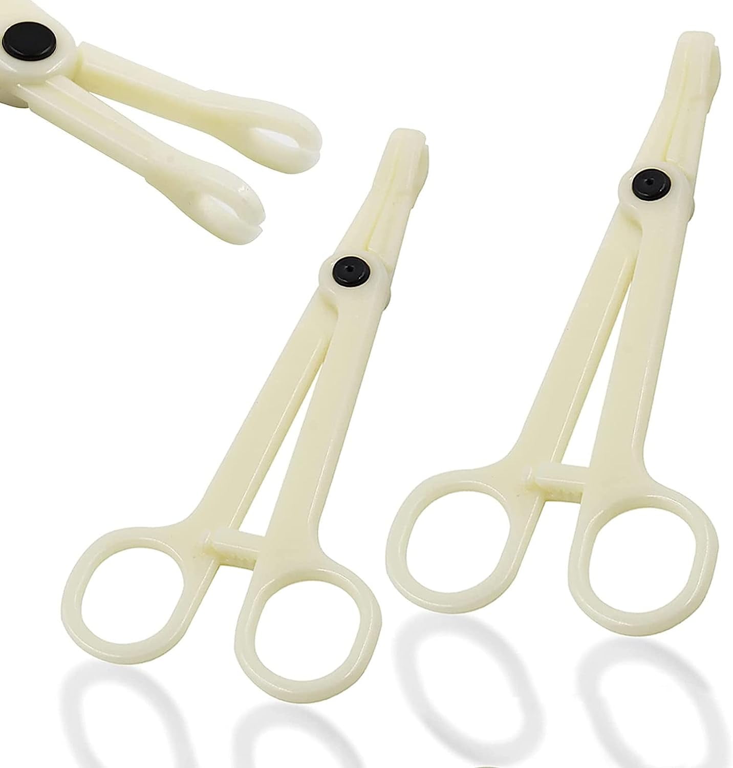 Disposable Piercing Clamps AIMOM 15PCS Navel Forceps Clamp Plier