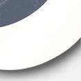 thumbnail image 3 of Designart - Abstract Sun & Moon Geometrics In Blue & Orange - Modern Metal Circle Wall Art, 3 of 5
