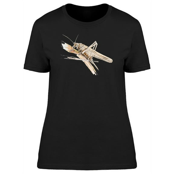 Brown Grasshoper Painting T-Shirt Women -Image by Shutterstock, Female XX-Large