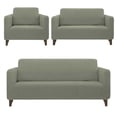 thumbnail image 1 of Cubre Sala Ajustable Stretch Fit Elástico 3 Piezas "Gris Claro" Melocotton Stretch, 1 of 6