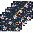 thumbnail image 3 of Coolnut Yellow Pink Flowers Wash Cloth Set of 6, 12 x 12 Inch Cotton Baby Washcloths Highly Absorbent and Soft Feel Fingertip Towels Face Towels for Bathroom, Gym, Spa Washcloth Gift, 3 of 7