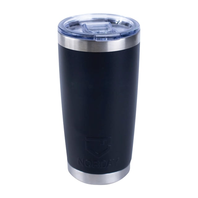 Vasos de Acero Inoxidable NORDAY Termo Tumbler Vaso Térmico 20oz 600ml Tapa Antiderrame Negro