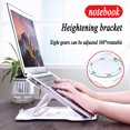 thumbnail image 2 of Support Portable pour Ordinateur Portable Pliable Support de Bureau pour MacBook Pro Air Notebook Compatible avec 10 à 17 Pouces, 2 of 7