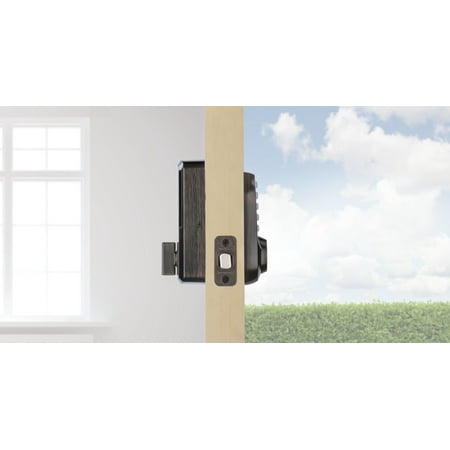 Kwikset - Halo Smart Lock Wi-Fi Replacement Deadbolt with App/Keypad/Key Access - Venetian Bronze