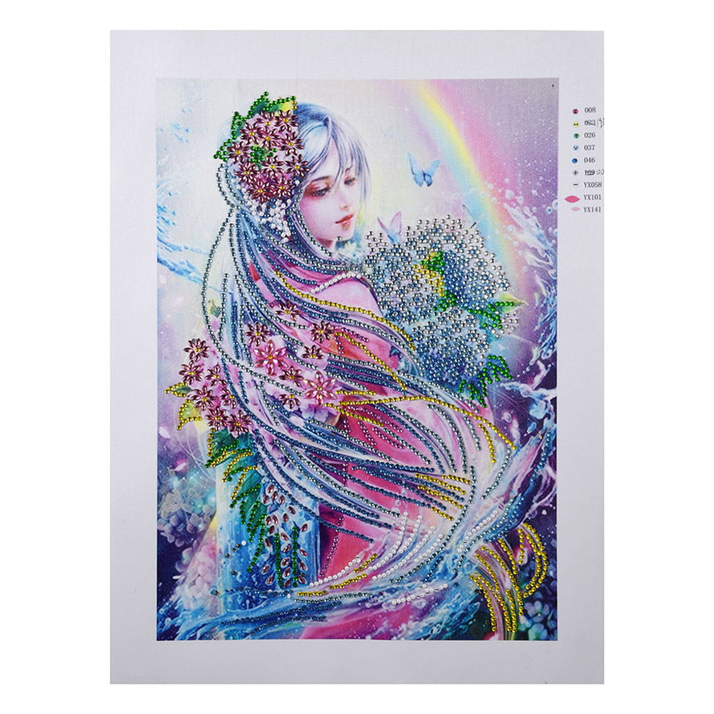 DIY 5D Diamond Painting Kits for Adults,30x40CM/11.8X15.7Inch Full Drill Trees Embroidery Paintings Rhinestone Pasted DIY Crystal Painting Art Crafts for Home Wall Decor 