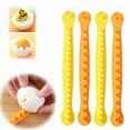 thumbnail image 1 of 4Pcs Egg Cutter, Fancy Cut Egg Cutter, Egg Cutter for Hard Boiled Eggs, Multi-functional Household Egg Cut Flower Shaper, 1 of 5