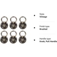 thumbnail image 4 of 6 Pcs Poignées de Tiroir Anneau Antique Poignée de Tiroir pour Commode Armoire Poignées de Tiroir, 4 of 5