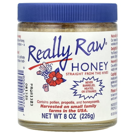 Really Raw Honey 8 oz Jar