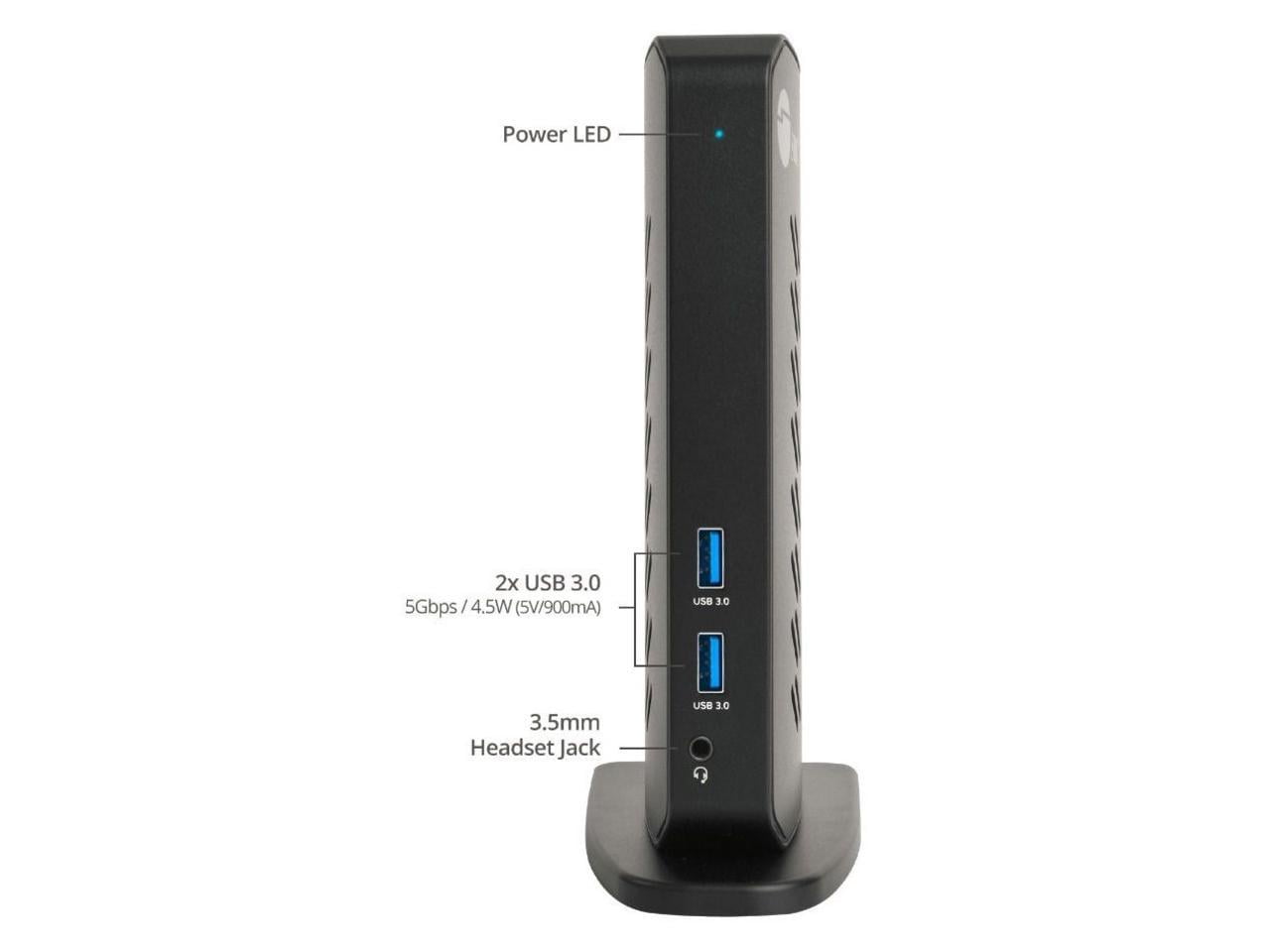 SIIG USB 3.0 Dual Head Full HD 1080p HDMI Video Docking Station - Mirror / Extend / Primary Video Mode - 5Gbps Data Transfer Rate