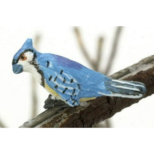 Dollhouse Miniature Size  Animal Cracker Box BLUE with String