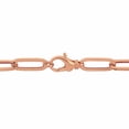 thumbnail image 3 of Everly Women's 6.3mm 14kt Rose Gold Oval Paperclip Link Chain Anklet - 9 in., 3 of 7