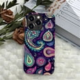 thumbnail image 7 of FKBRCL4U Compatible with iPhone 15 Pro Case, Colorful Paisley Shapes Pattern for Girl Full Body Design Soft Silicone Drop Shock Scratch Protection for iPhone 15 Pro, 7 of 7