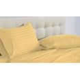 thumbnail image 3 of D.N.G. BEDDINGS Luxury 4 Piece Sheet Set with 8 Inch Deep Pocket 800 Thread Count 100% Egyptian Cotton Stripe Gold Color Cal King Size, 3 of 3