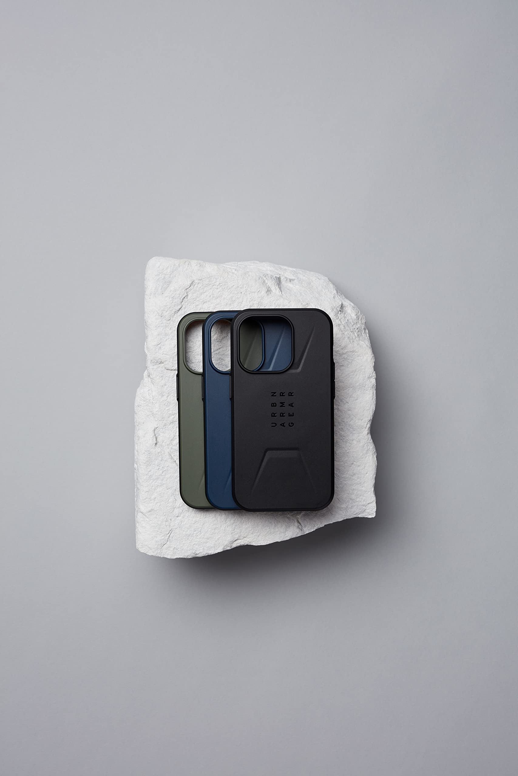 UAG iPhone 14 Pro Max Case Blue Mallard 6.7" Civilian Build-in Magnet Compatible with MagSafe Charging Sleek Ultra Thin Slim Shockproof Protective Cover