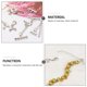 thumbnail image 5 of 8 cadenas extensoras de acero inoxidable ajustables para pulseras., 5 of 6