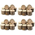 thumbnail image 1 of Senover Rustic Wood Table Numbers Holder Wood Place Card Holder Party Wedding Table Name Card Holder Memo Note Card (40pcs), 1 of 4