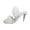 White, variant on Vedolay High Heels For Prom High Heels for Women Comfortable Slip on Boho Dressyy Walking Rubber Sparkly Pumps,White 8.5