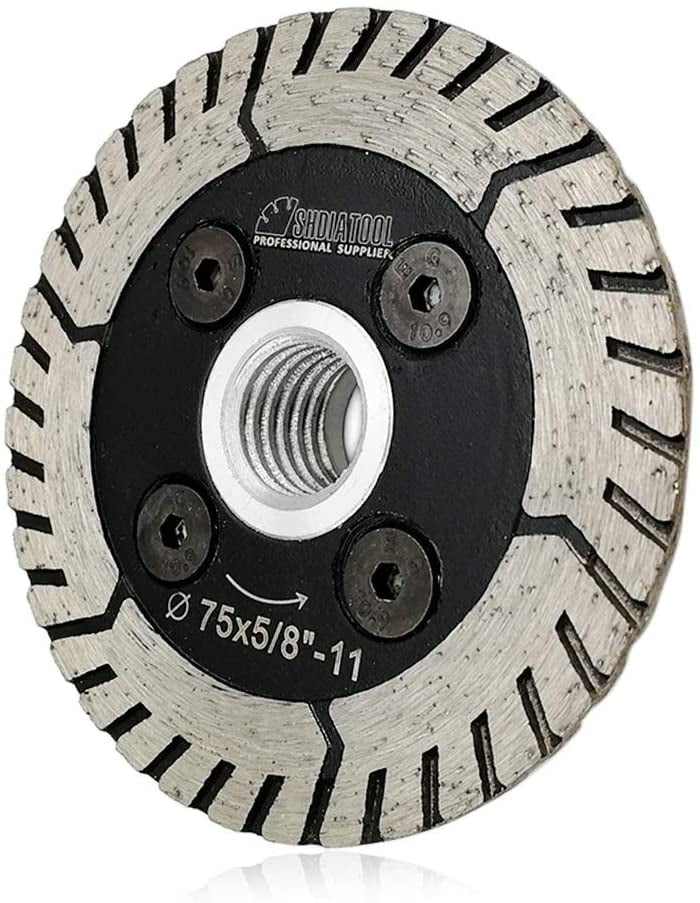 9'' Diamond Cutting Disc 230mm with Flange M14 5/8-11 Thread for Angle Grinder 