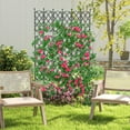 thumbnail image 3 of Patiojoy Garden Trellis Outdoor Plant Support Frame with Adjustable Shapes Ground Stakes Rustproof PE Coating Pipes, 3 of 10