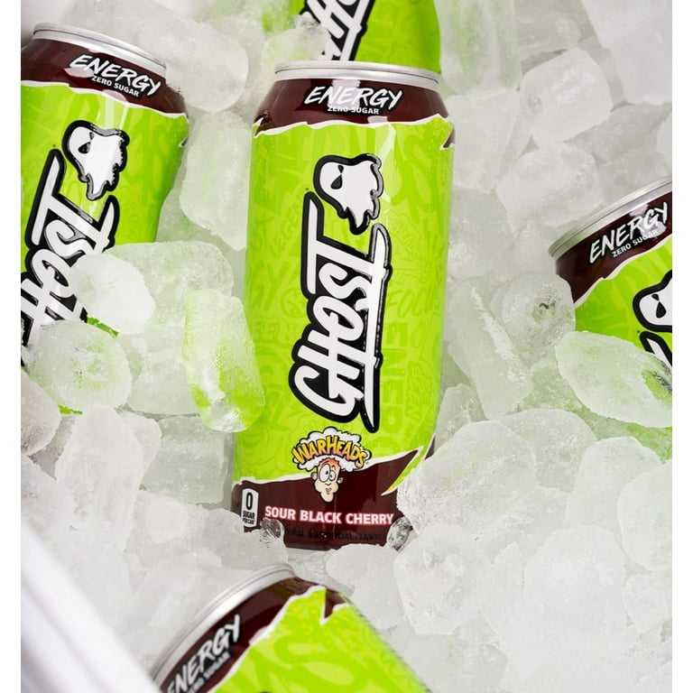Ghost Energy, Warheads Sour Black Cherry, 16 fl oz - Walmart.com