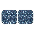 thumbnail image 7 of Naloa Sea Sharks 2 Piece Foldable Car Sun Shades, Car Windshield Sunshade, Front Window Sunshade for Car, Truck, SUV - Medium, 7 of 7