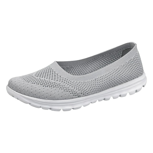 Kcodviy Women Casual Shoes Able Casual office Shoes for Women Summer New Pattern Mesh Size 9 Womens Shoes Casual Breathable and Comfortable Non Womens Shoes Casual High Top Slip Large Shoes