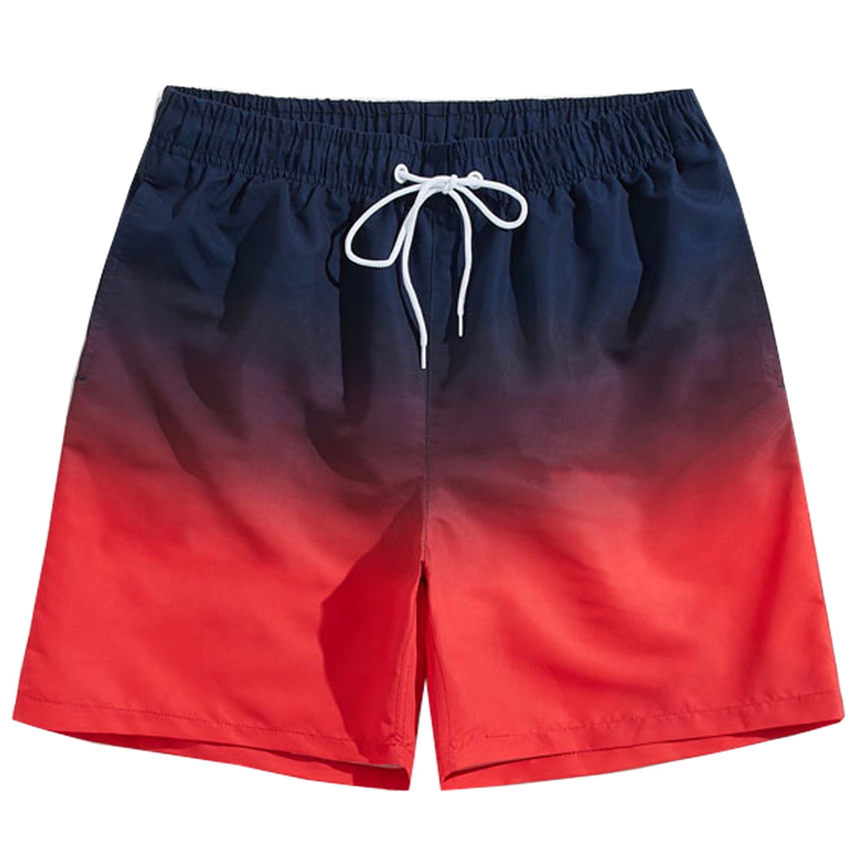 HANMUN Mens Swim Trunks Quick Dry Swim Shorts with Mesh Lining Funny