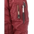 thumbnail image 6 of Ma Croix Mens MA-1 Premium Bomber Jacket Flight Jacket Outerwear, 6 of 8