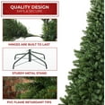 thumbnail image 6 of 7.5FT Realistic Green Spruce Unlit Artificial Holiday Christmas Tree with Sturdy Metal Stand, 6 of 7