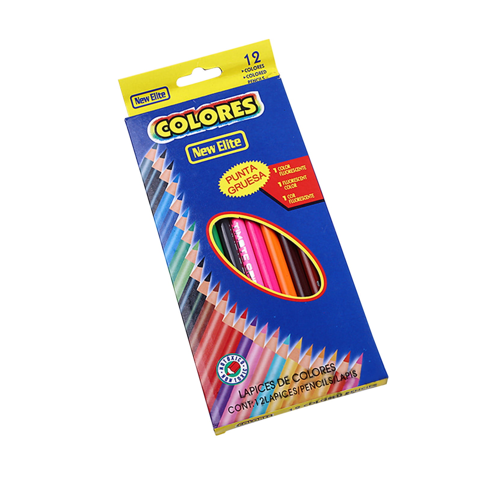 nsxsu 12 Colors Rainbow Pencils, Jumbo Colored Pencils for Adults