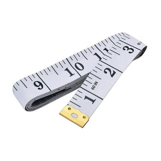 Magik 60''-120''/1.5-3M Tailor Seamstress Cloth Body Ruler Tape Measure Sewing Cloth Pack of 2 Yellow 120''/300Cm