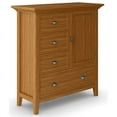 thumbnail image 1 of Simpli Home Redmond Wood 39" Transitional Medium Cabinet in Light Golden Brown, 1 of 8