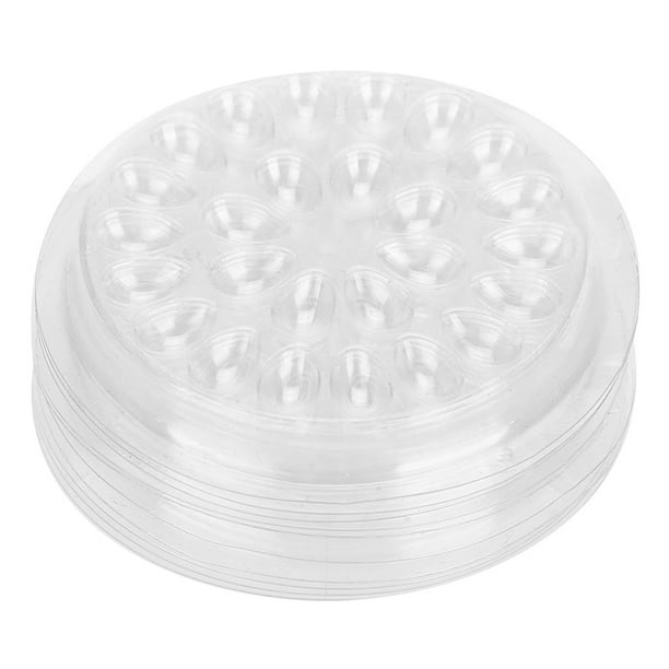 Soporte para pegamento para pestañas NikouMX 50 piezas desechable PVC