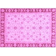 thumbnail image 1 of Ahgly Company Indoor Rectangle Oriental Purple Modern Area Rugs, 5' x 8', 1 of 4