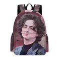 thumbnail image 1 of Timothée-theme Backpack, Campus style schoolbag Bookbag with Adjustable Shoulder Straps And Large Zip Compartment, Unisex Travel Bags.42x30x15cm, 1 of 6
