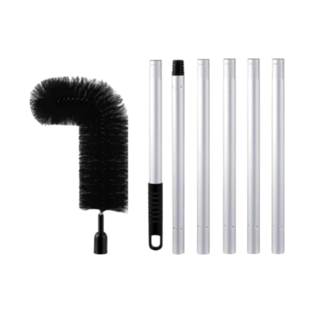 Limpiador de canalones con cepillo Herramienta de limpieza de canalones de aluminio molido Gutter Guard 208 cm