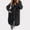 New-Black, variant on PNTUTB Fall Winter Women's Longline Coat Hooded Full Zip Outwear Soild Color Casual Loose Comfortable Trendy Coats with Pockets