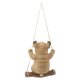 thumbnail image 5 of Figura Hi-Line Gift Ltd con forma de bulldog francés en poliresina con columpio, 5 of 5