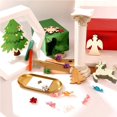 thumbnail image 4 of 50 PCS Adornos de Madera Adornos de Recortes de Madera de Navidad Adornos Colgantes con Agujeros para Decoración Colgante de Navidad de Bricolaje, 5 Formas, 4 of 5