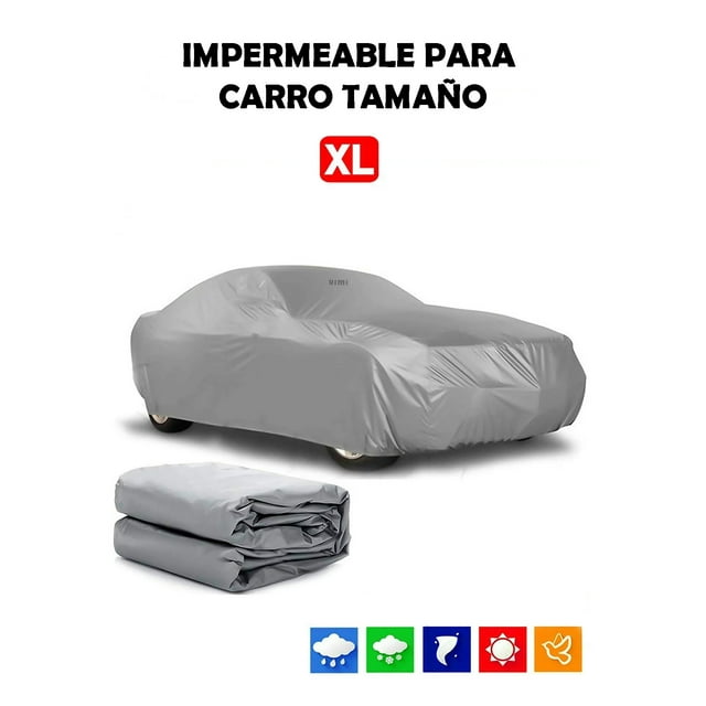 Funda Cubierta Para Coche Impermeable VIMI Protector Contra Lluvia Y Polvo Tamaño XL