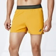 thumbnail image 5 of Mens Breathable Shorts Gym Clothes Men Mens Sports Shorts with Pockets Men Summer Clothes Mens Summer Clothes Breathable Shorts Beach Shorts for Men, Yellow, XL, 5 of 7