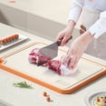 thumbnail image 4 of Thickened Antispill Chopping Board With Grinder Slipresistant Food Grade Plastic Cutting Board For Safe And Messfree Prep Both Sides Can Be Used, 4 of 8